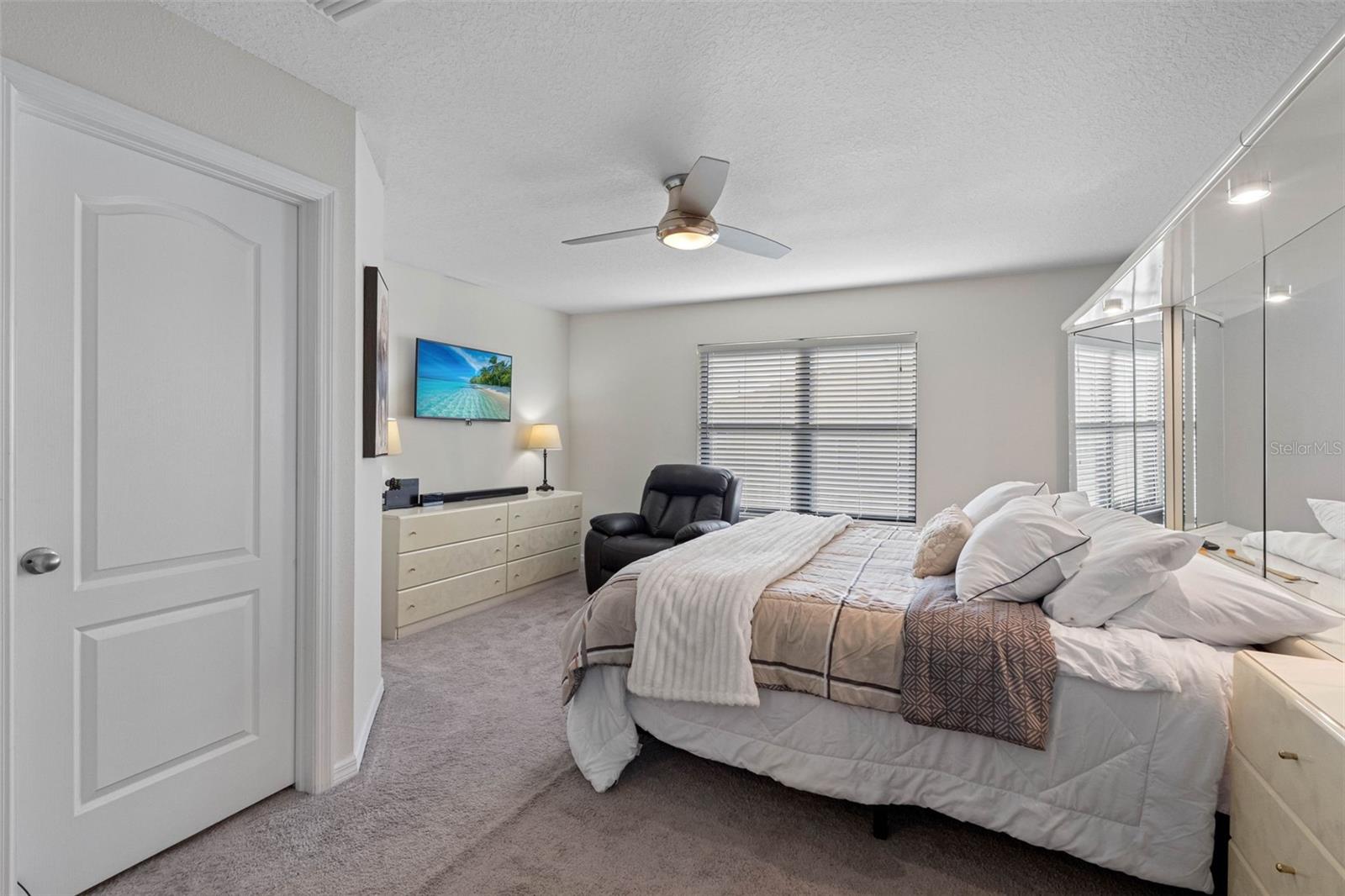 Large walk-in closet in the primary suite providing excellent storage.