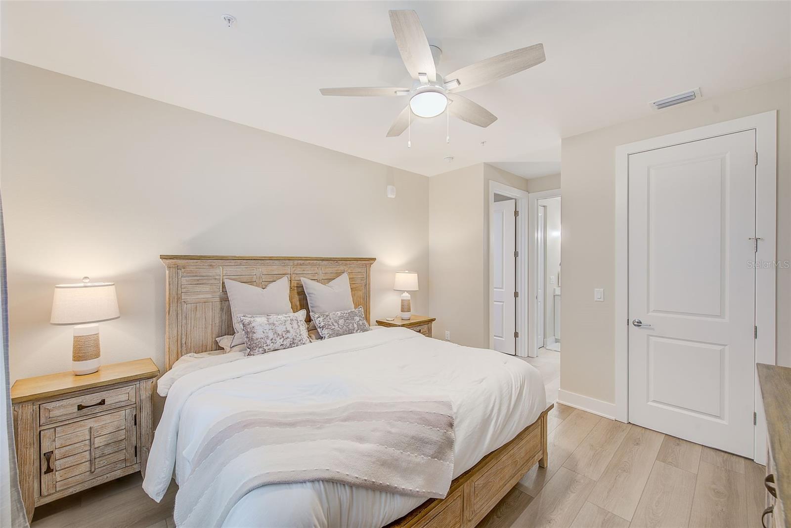 Bedroom Two with walk-in closet.