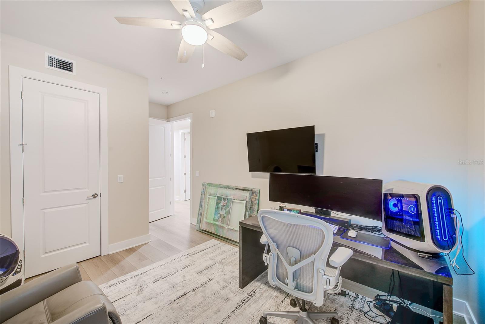 Bedroom 3 with walk in closet.