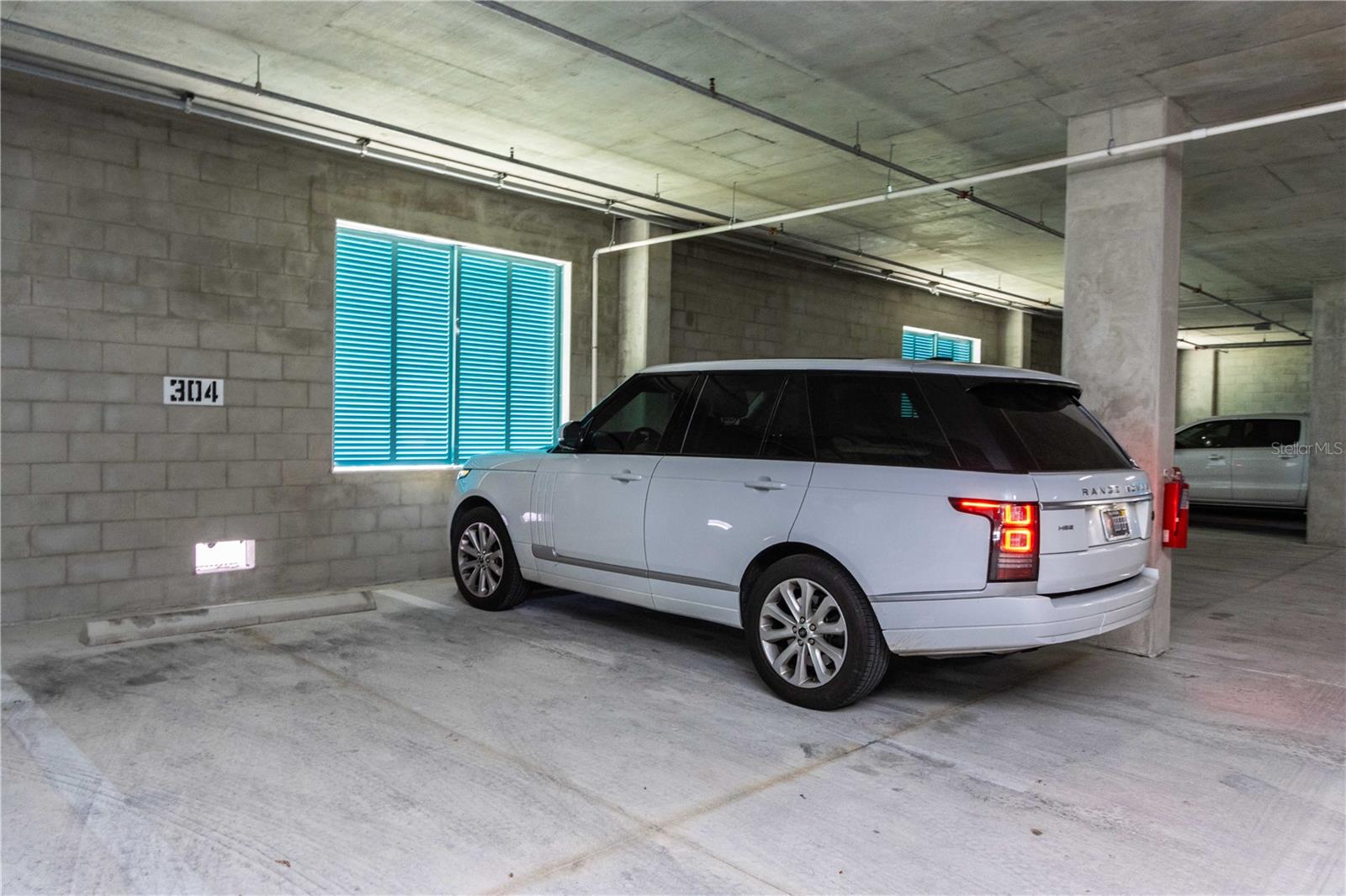 Two reserved parking spots