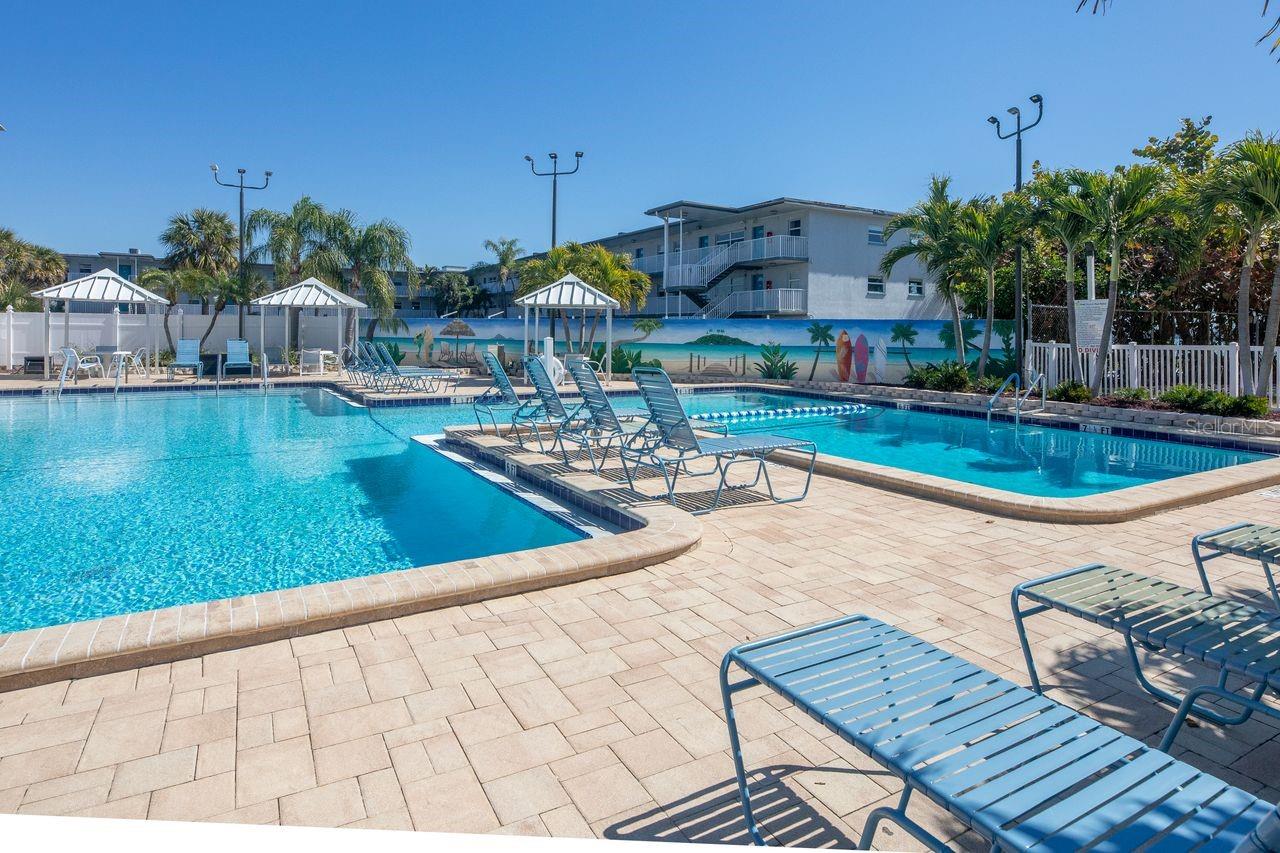 Beautiful pool area at Clubhouse