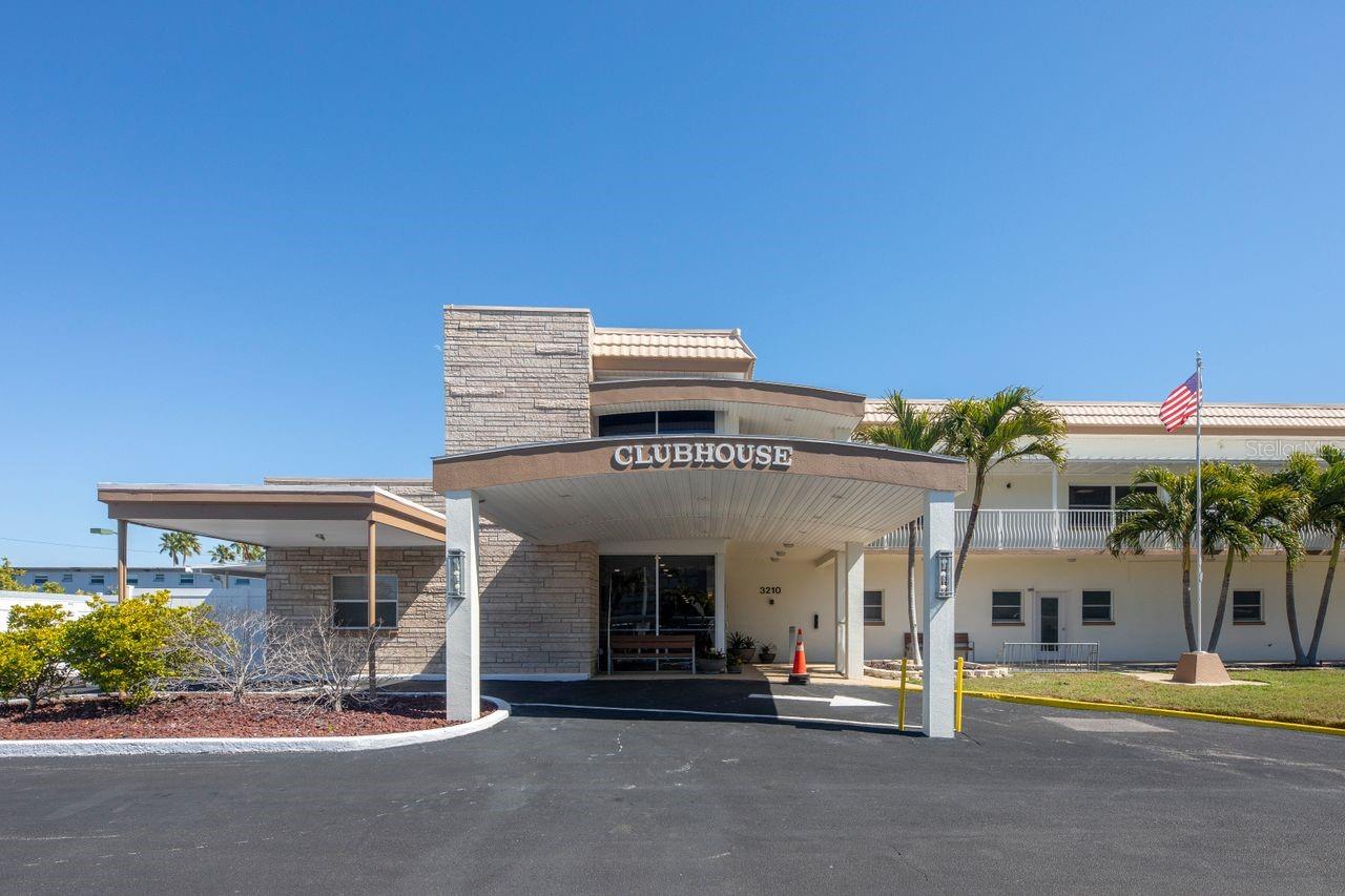 Entrance to Club House