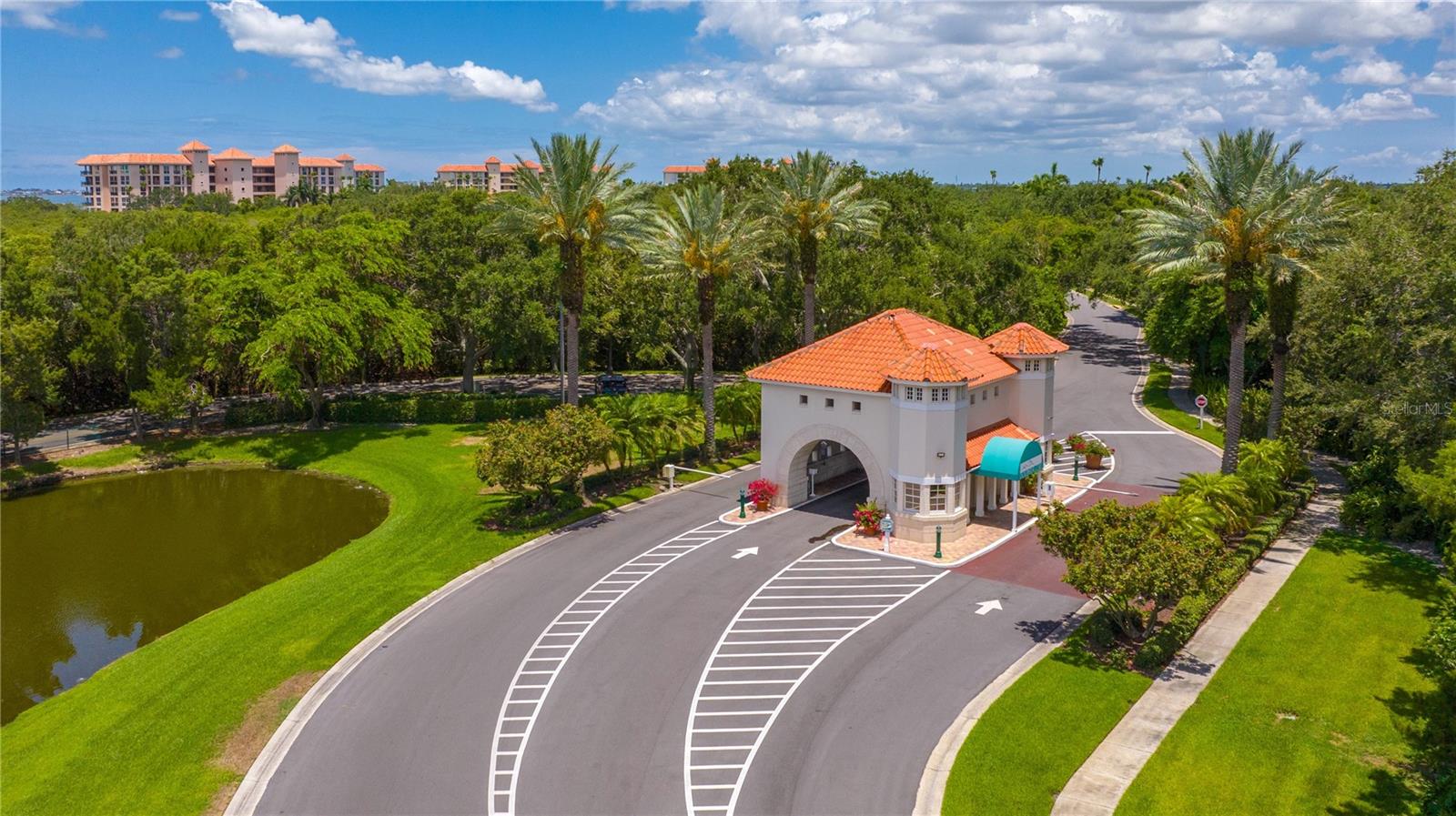 Guard Gated Entranceway