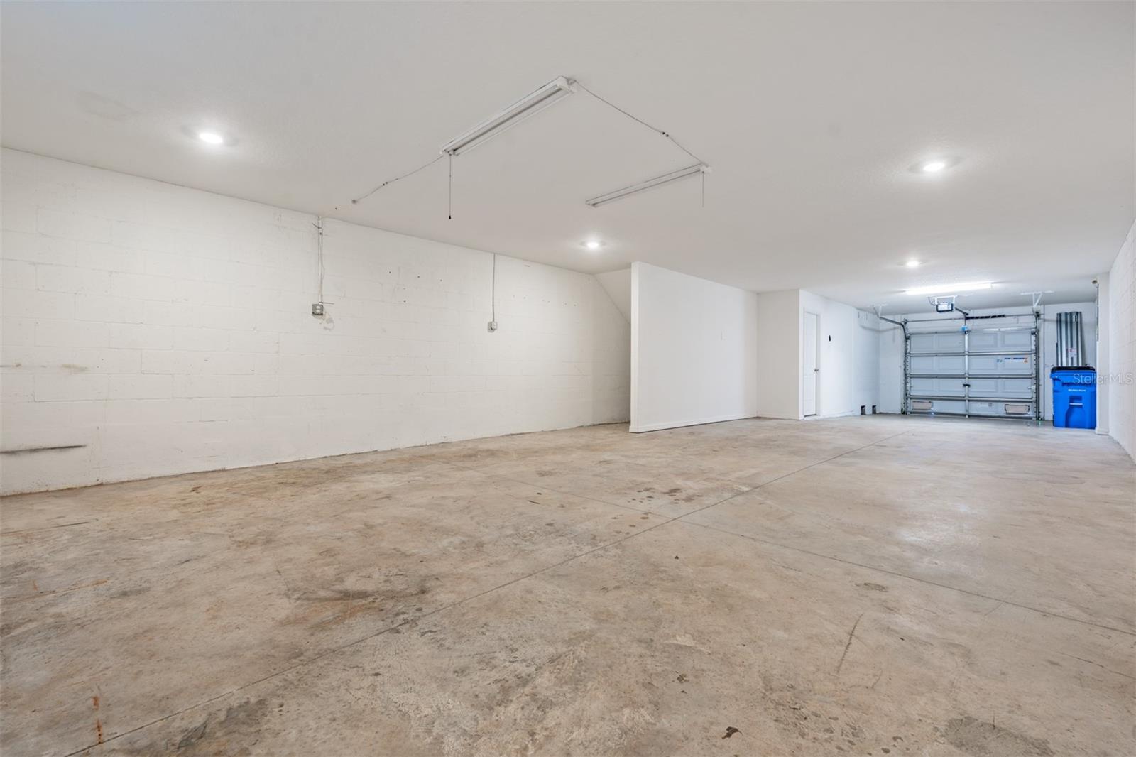 Spacious Garage 2 Car Plus Storage