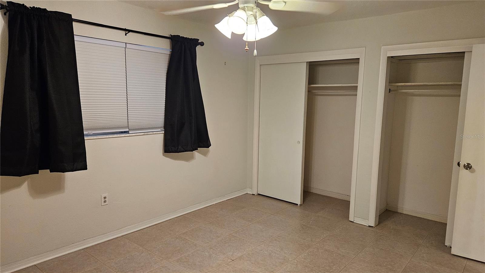 Primary Bedroom with dual closets