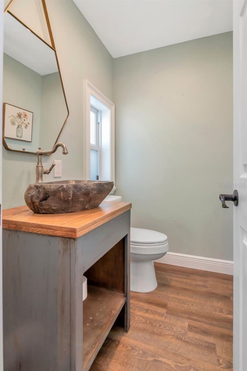 Half Bathroom Off Family Room