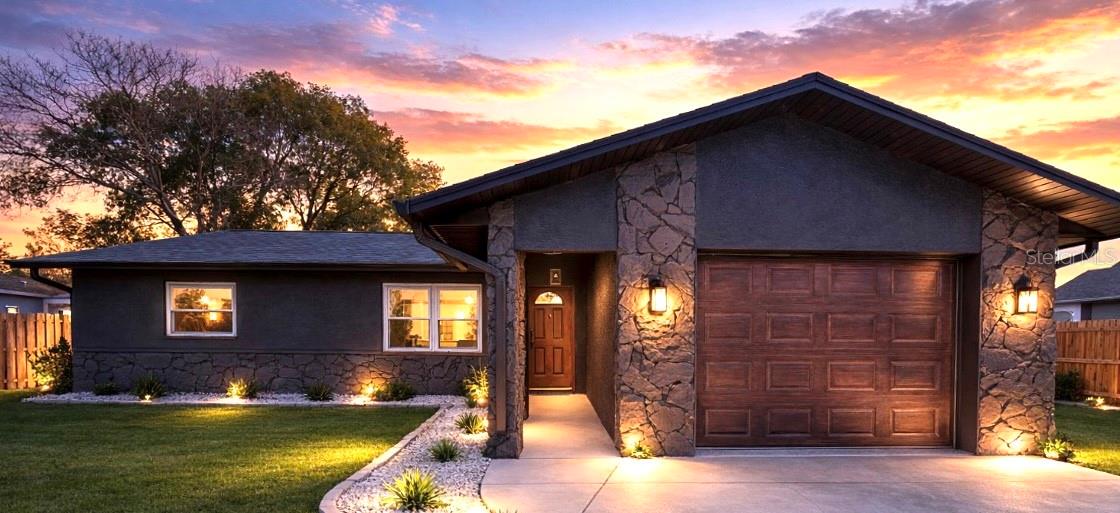 Twilight photo virtually enhanced