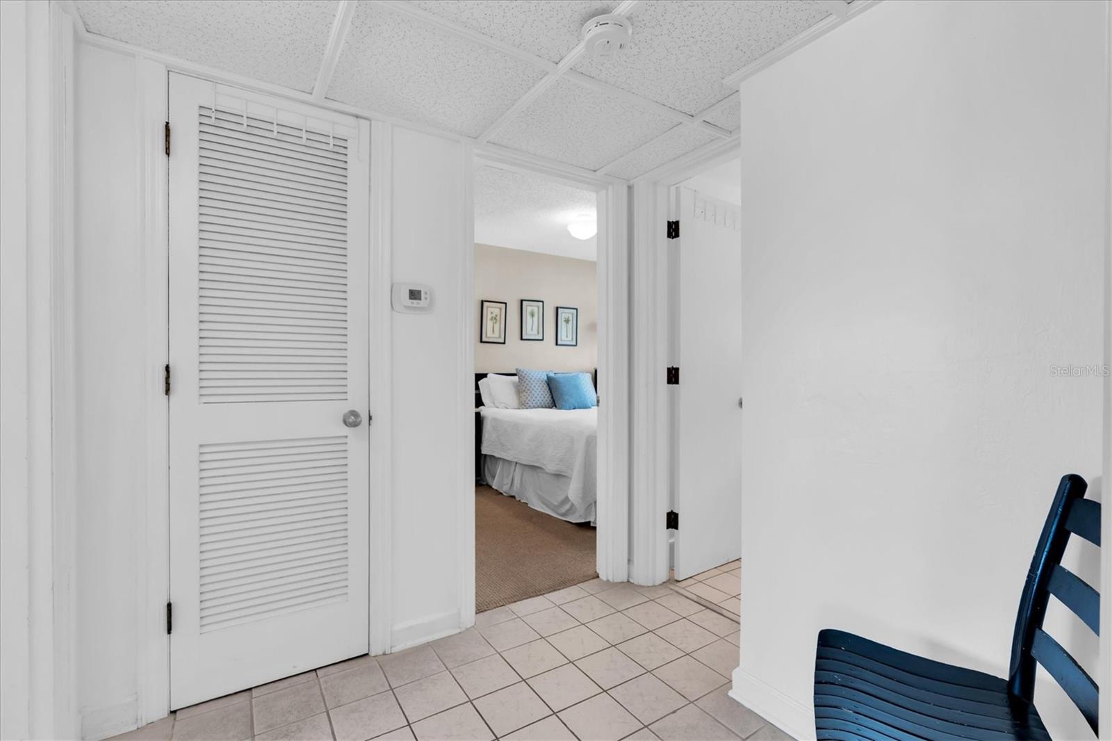 Looking into primary bedroom