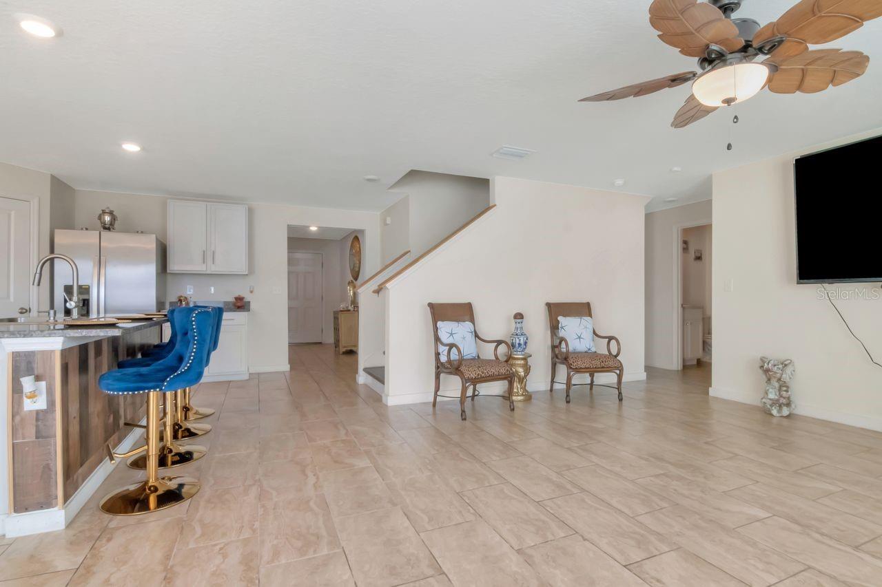 Open Concept - Livingroom/Kitchen