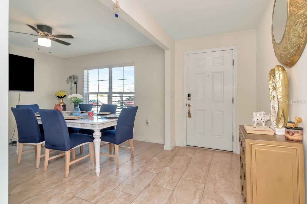 Entryway and Formal Dining or Bonus Space