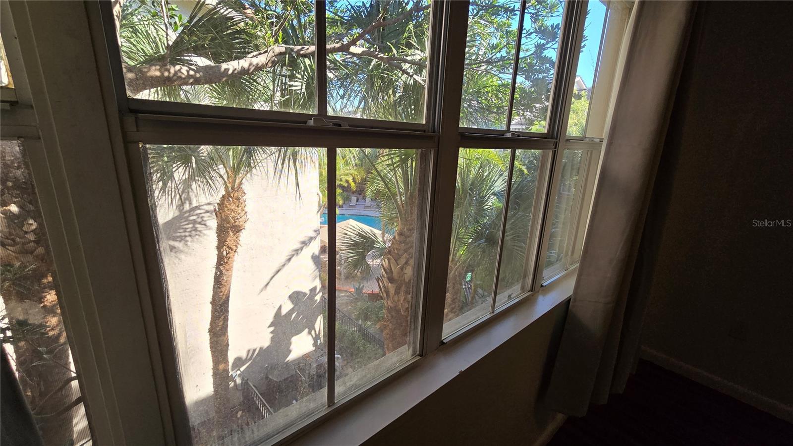 view from living area window