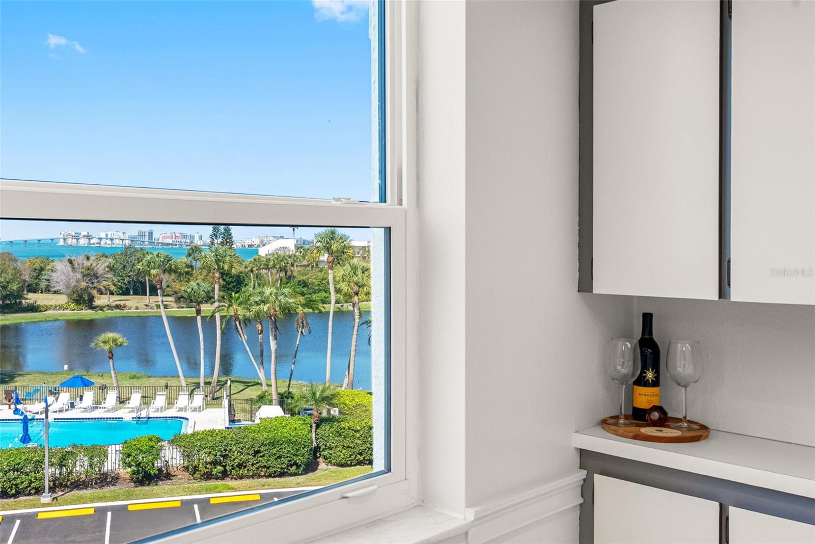 Gorgeous views from kitchen