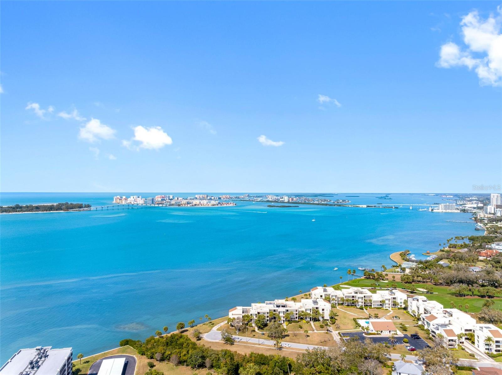 Looking West to Sand Key Bridge and North to Clearwatrer Causeway