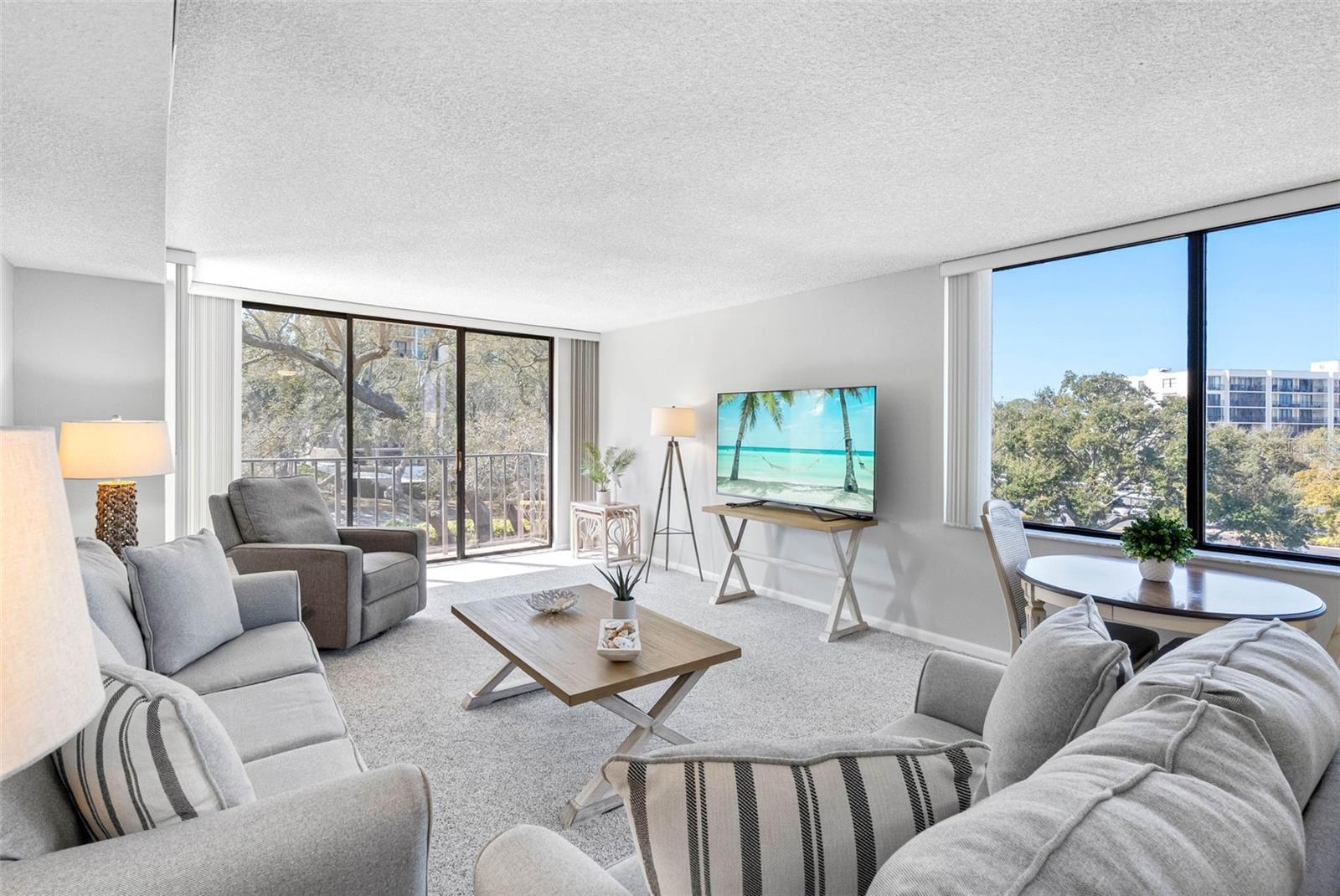 Balcony access living Room