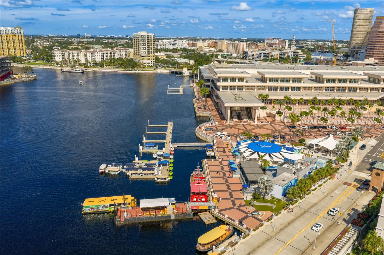 Just steps from the Convention Center, the Riverwalk, Water Street and the vibrant heart of downtown Tampa.