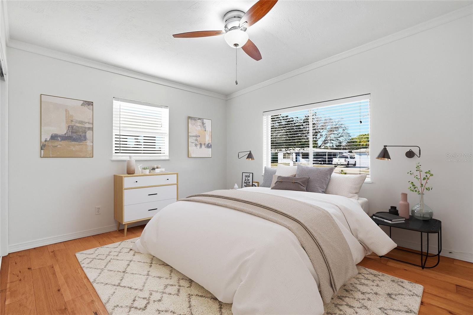 Primary Bedroom Virtually Staged