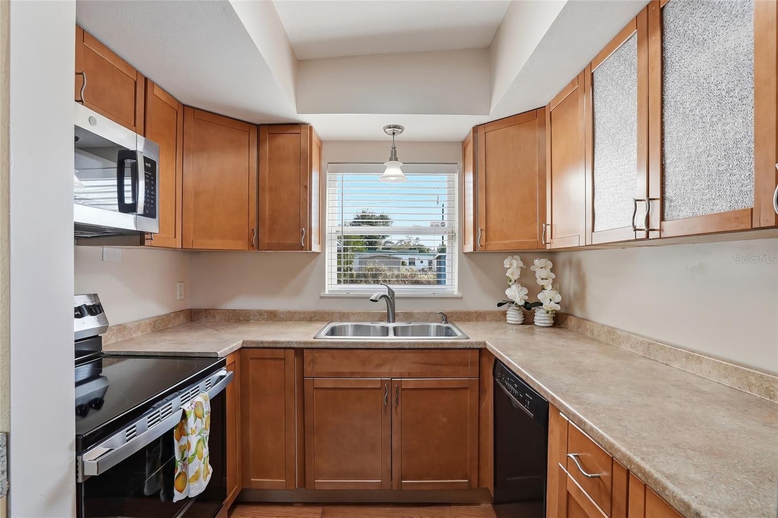 Kitchen open to Living Room