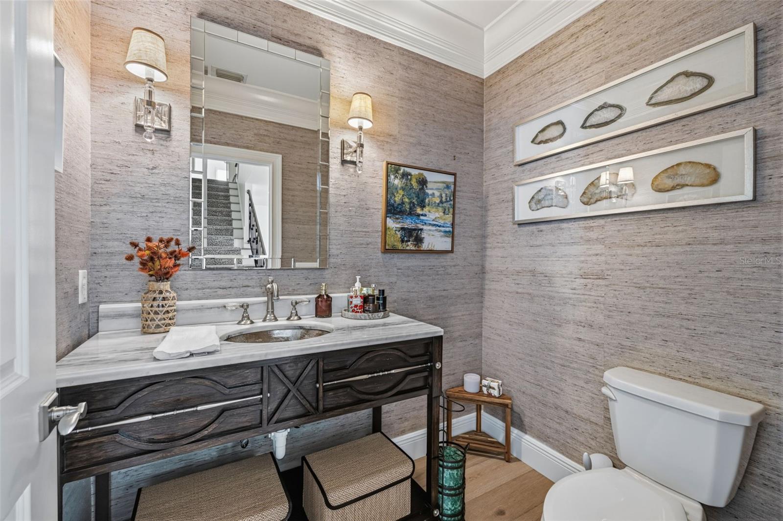 half bath on first level