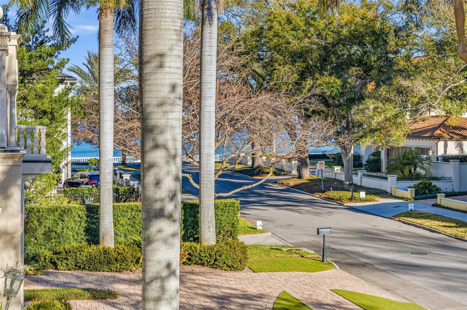 water views/ bayshore blvd views from primary suite balcony