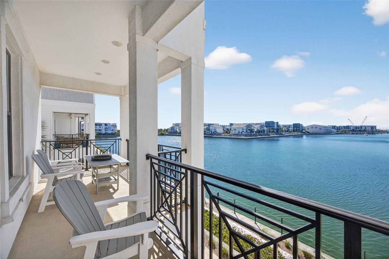 Spectacular views from second level