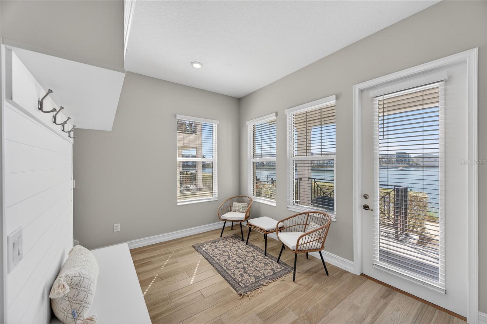 Entry from first floor balcony