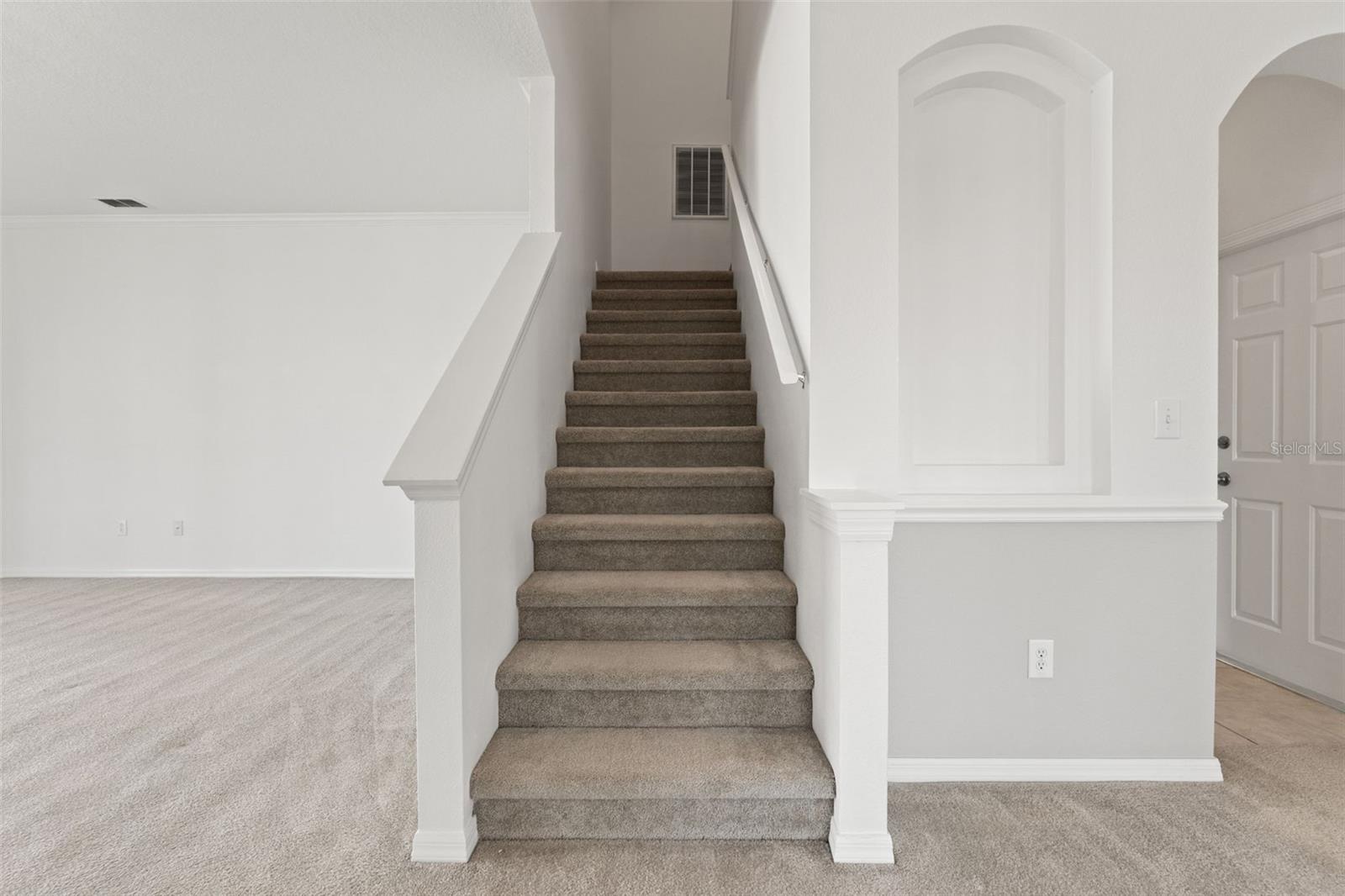 Stairs to upper 3 bedrooms & Bathroom