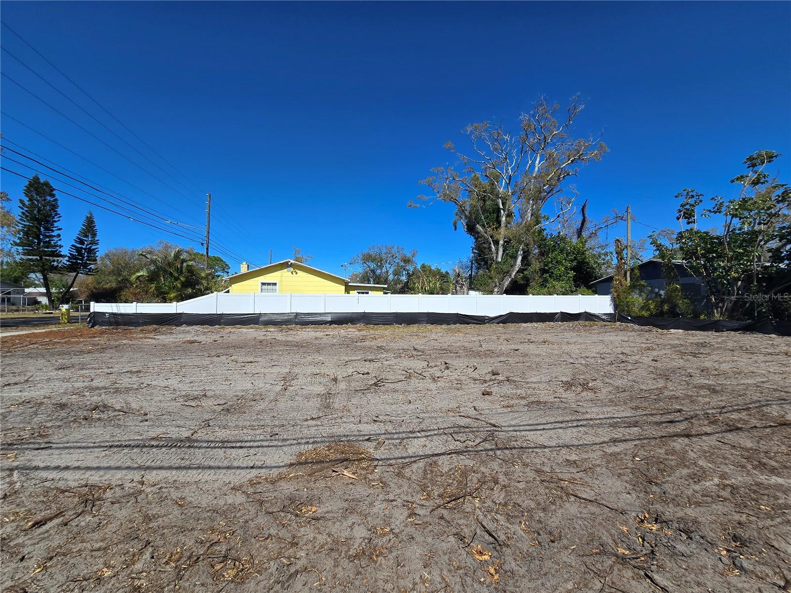 VACANT LOT PRE-CONSTRUCTION