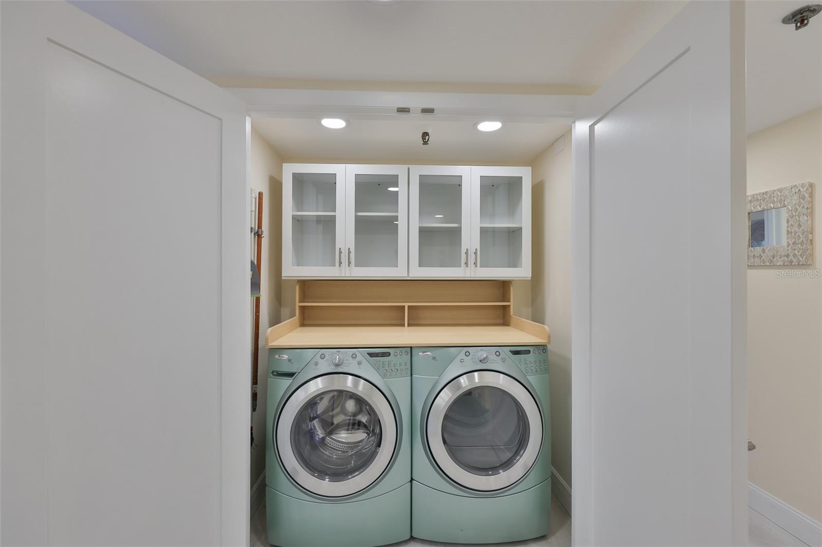 Full sized laundry in unit