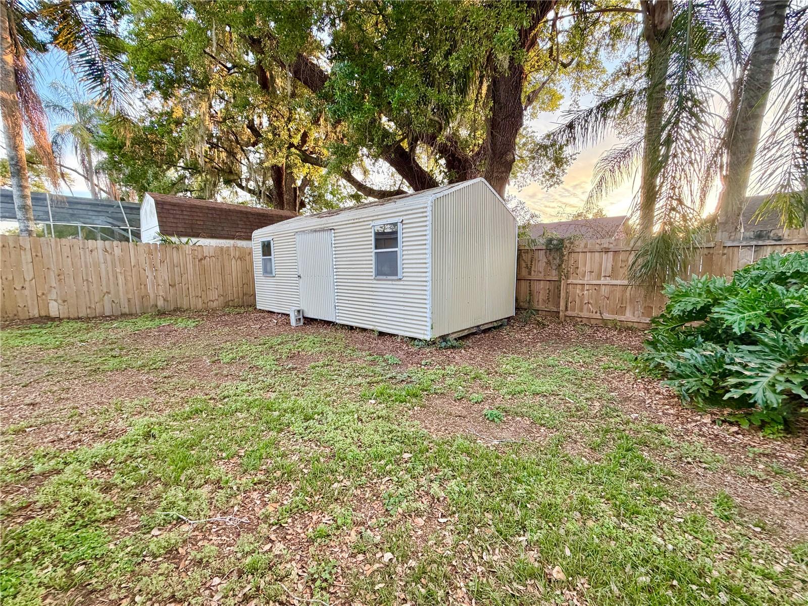 Extra Large Shed will stay.