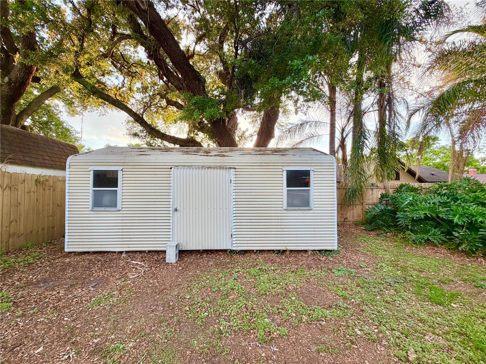 Extra Large Shed will stay.