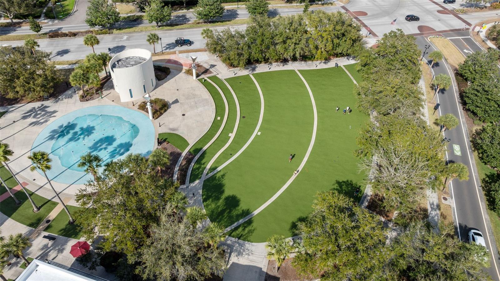 Neighborhood venue for movies in the park, markets and numerous events!