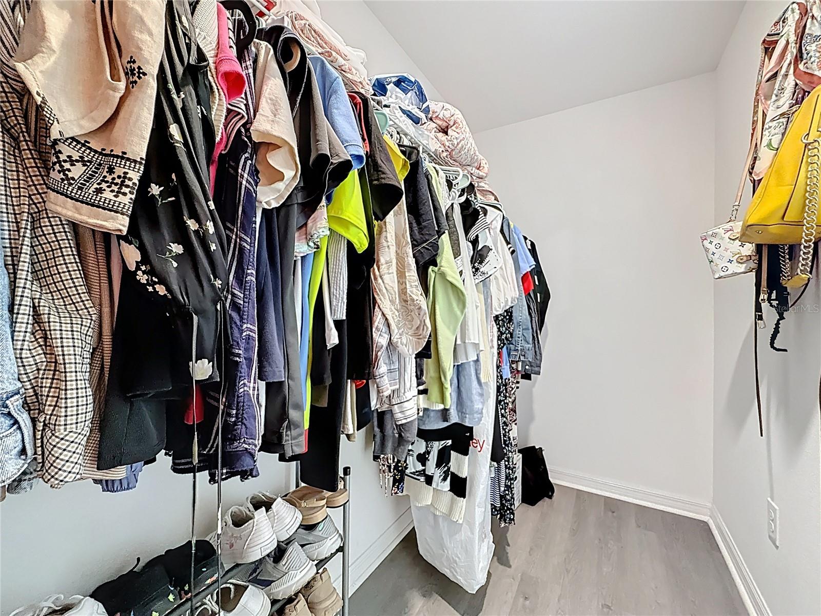 Master walk in closet