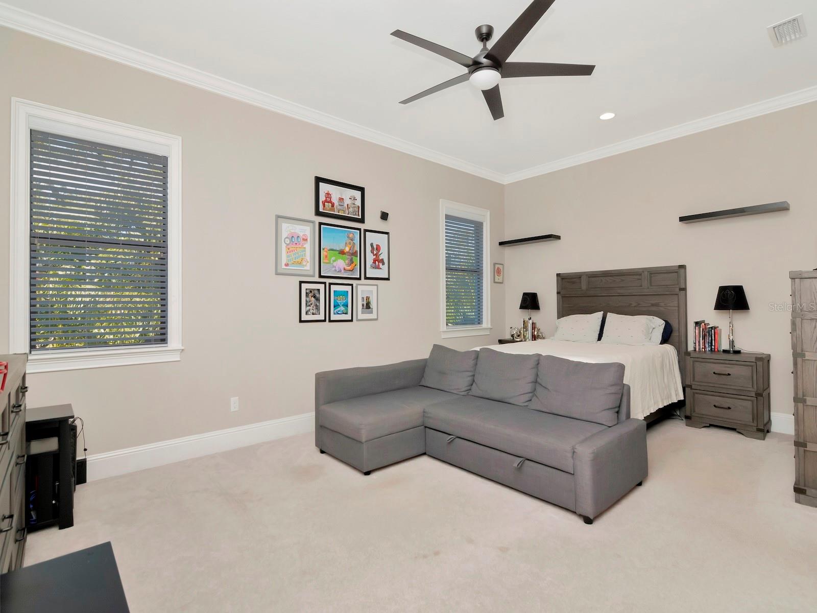 Bedroom #3 can easily serves as second primary suite.