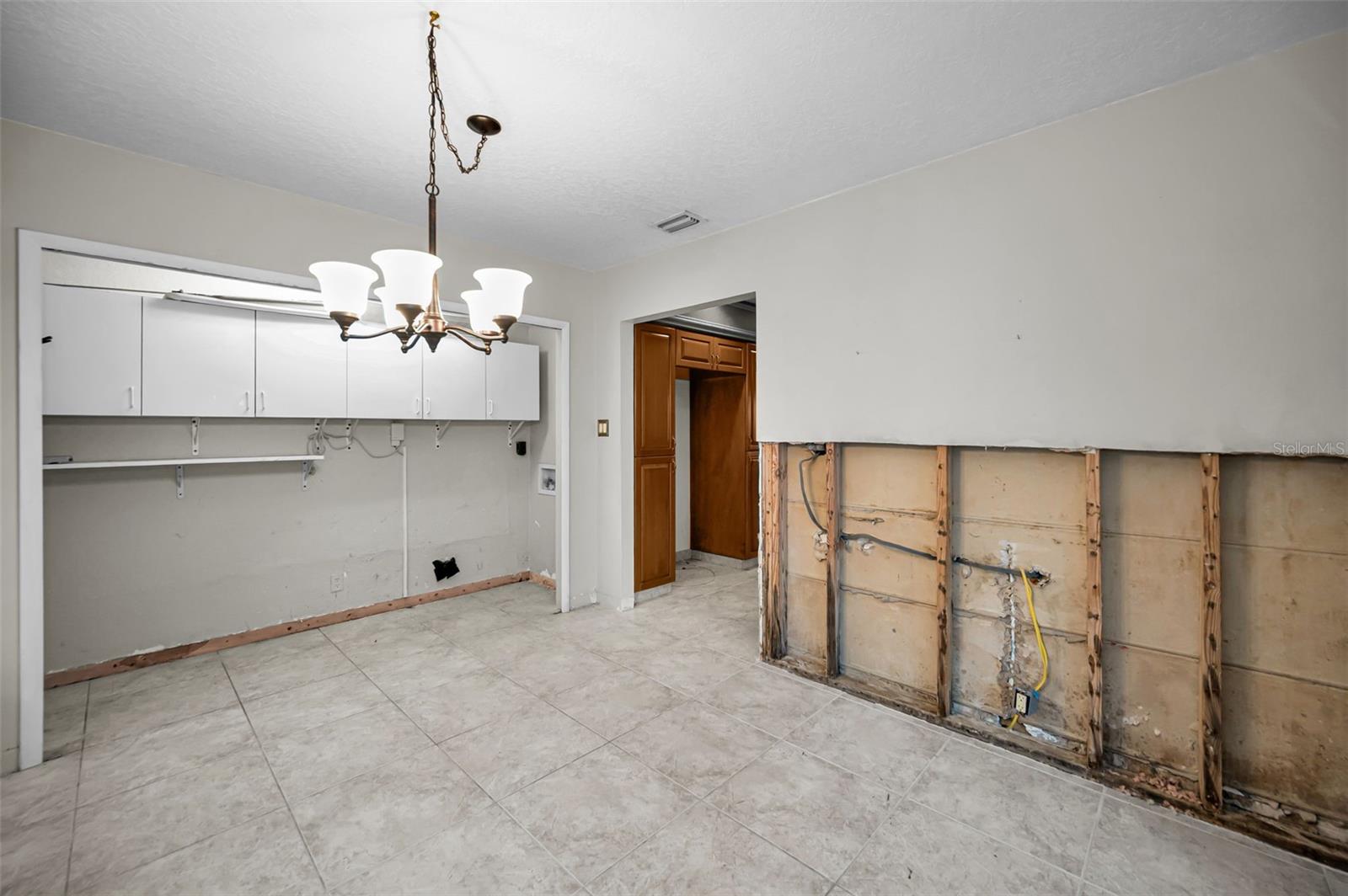 Family Room with W&D hookups inside