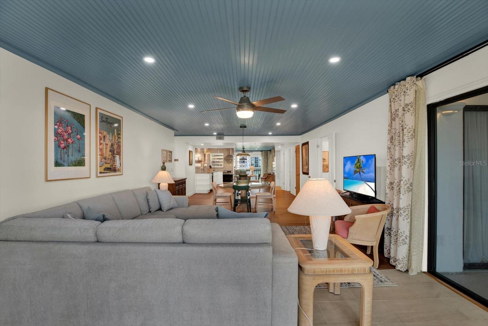 Living dining and kitchen open floor plan