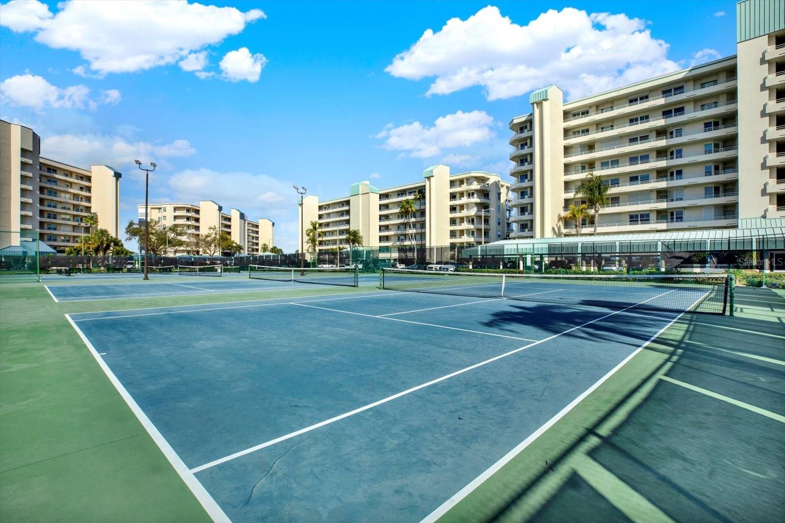 tennis courts