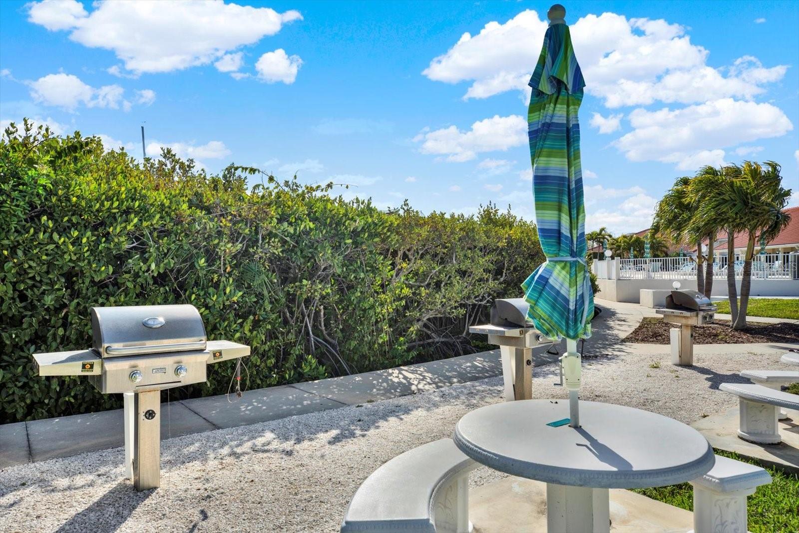 Clubhouse grill area