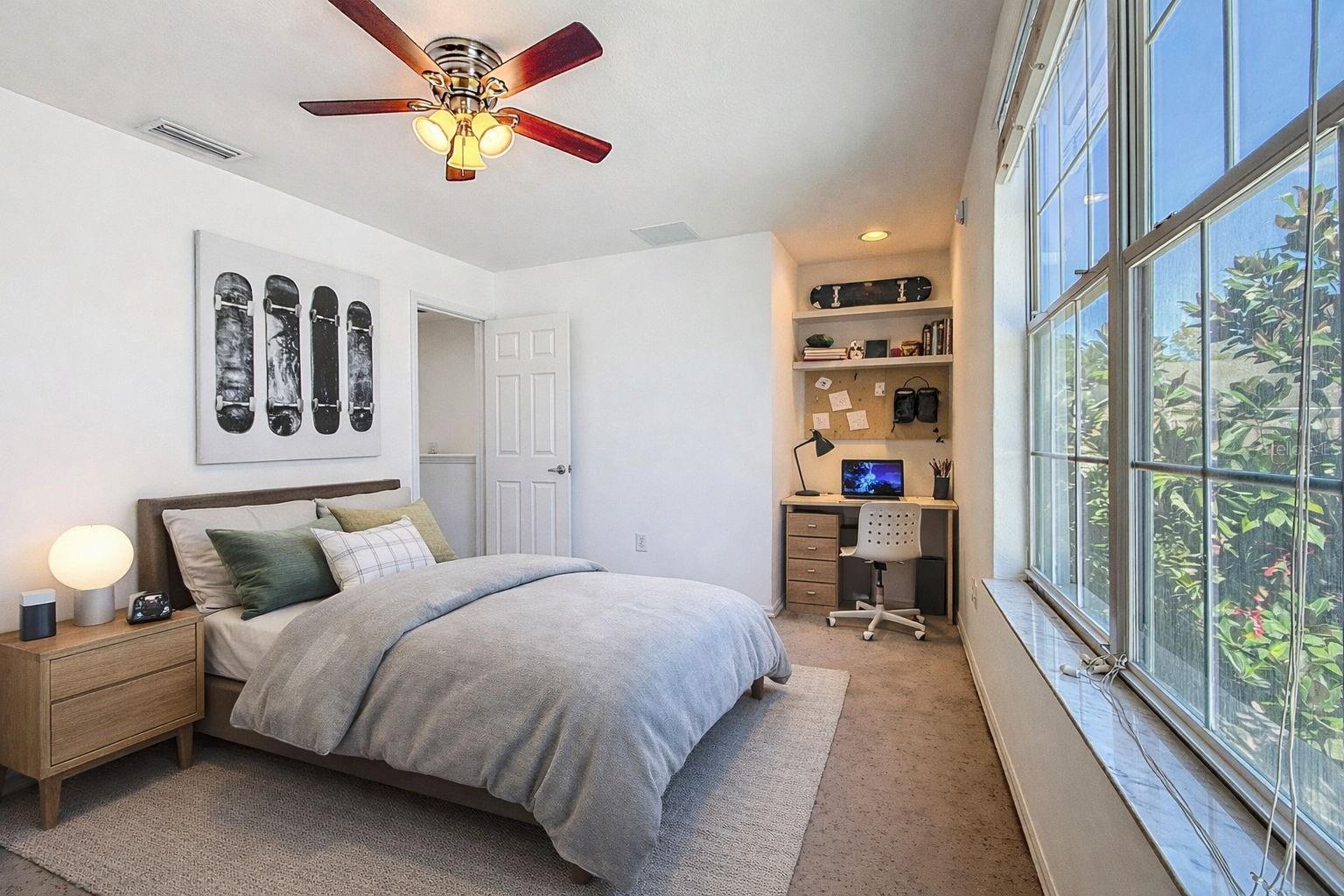 3rd Bedroom Furniture digitally staged