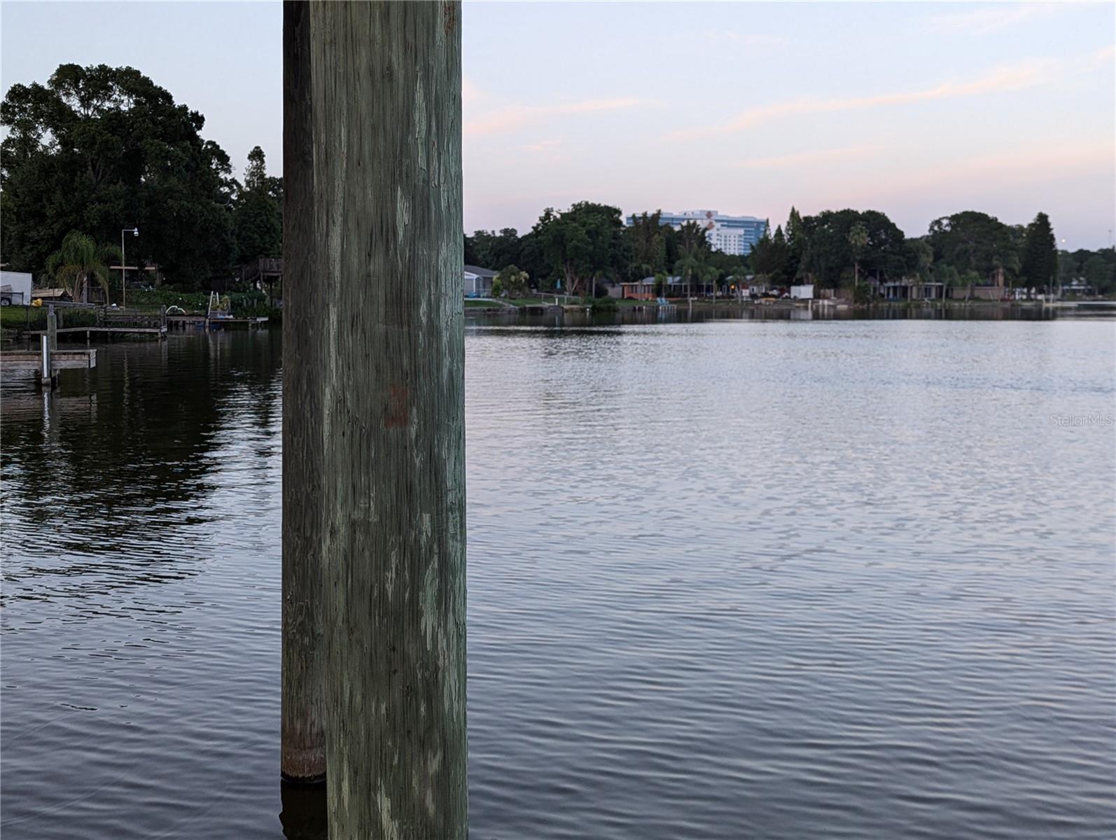 E. Lake View from Dock Facing Seminole Hard Rock Casino