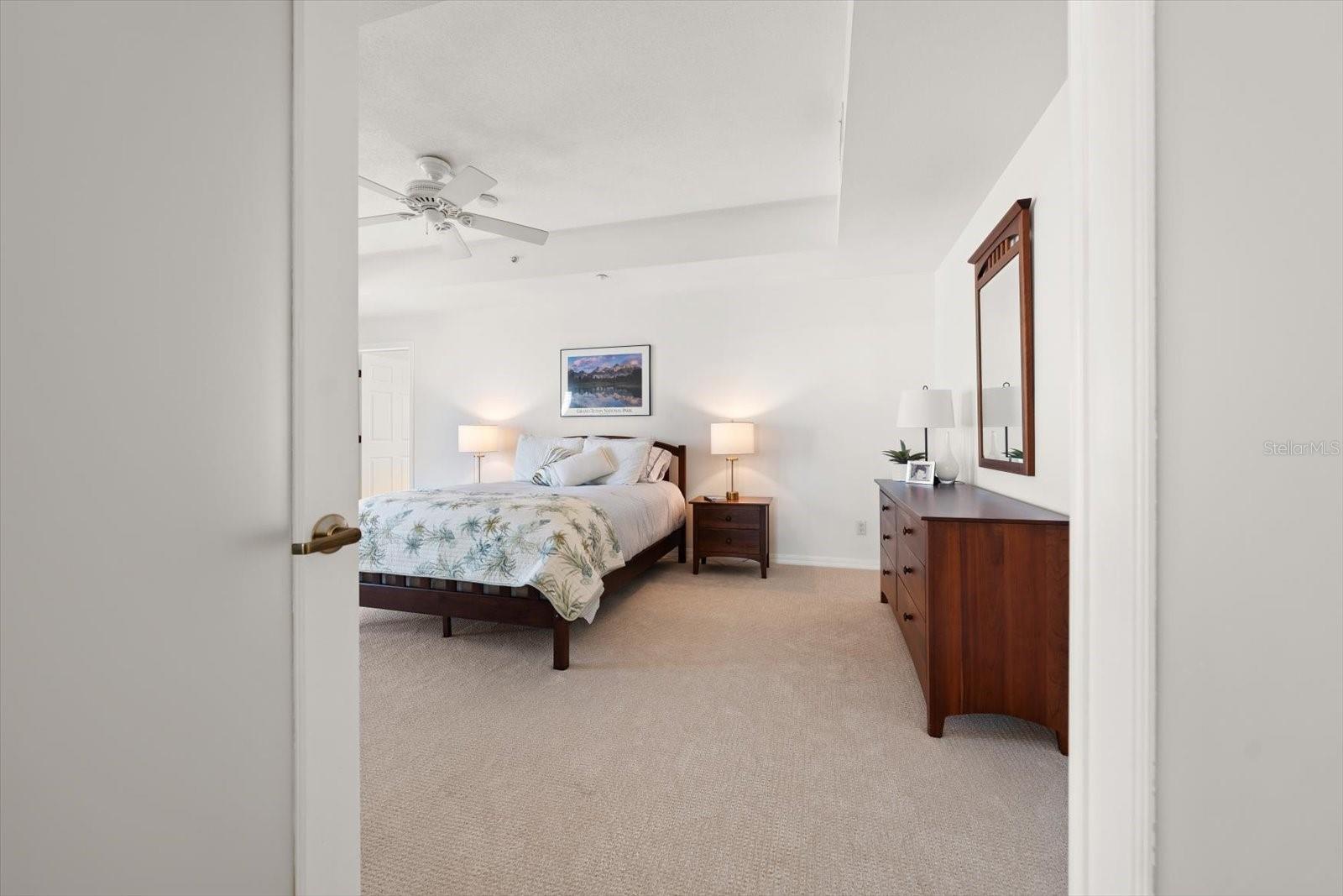 Entry to private primary suite.