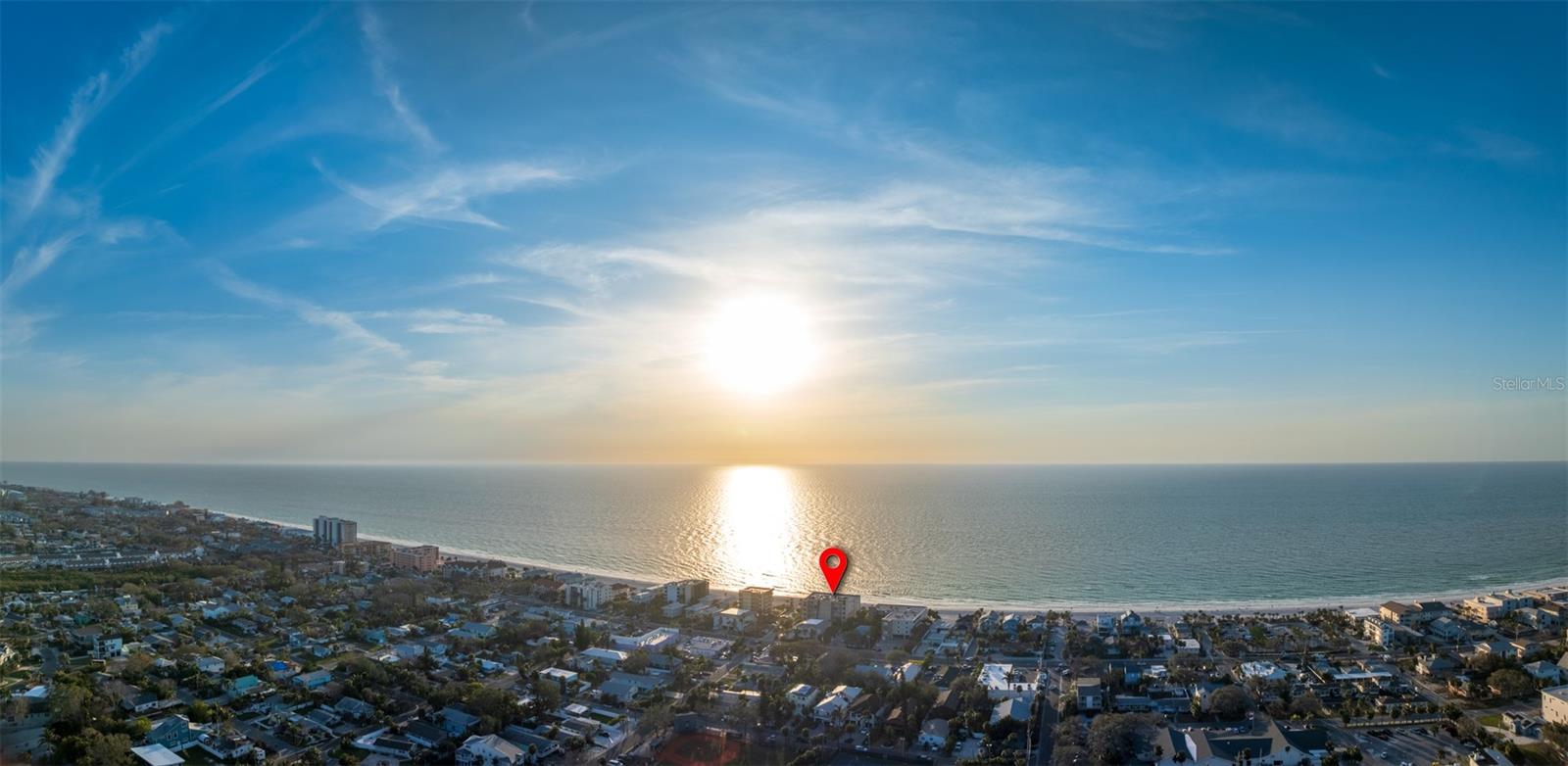 Endless blue skies over sun kissed blue waters..