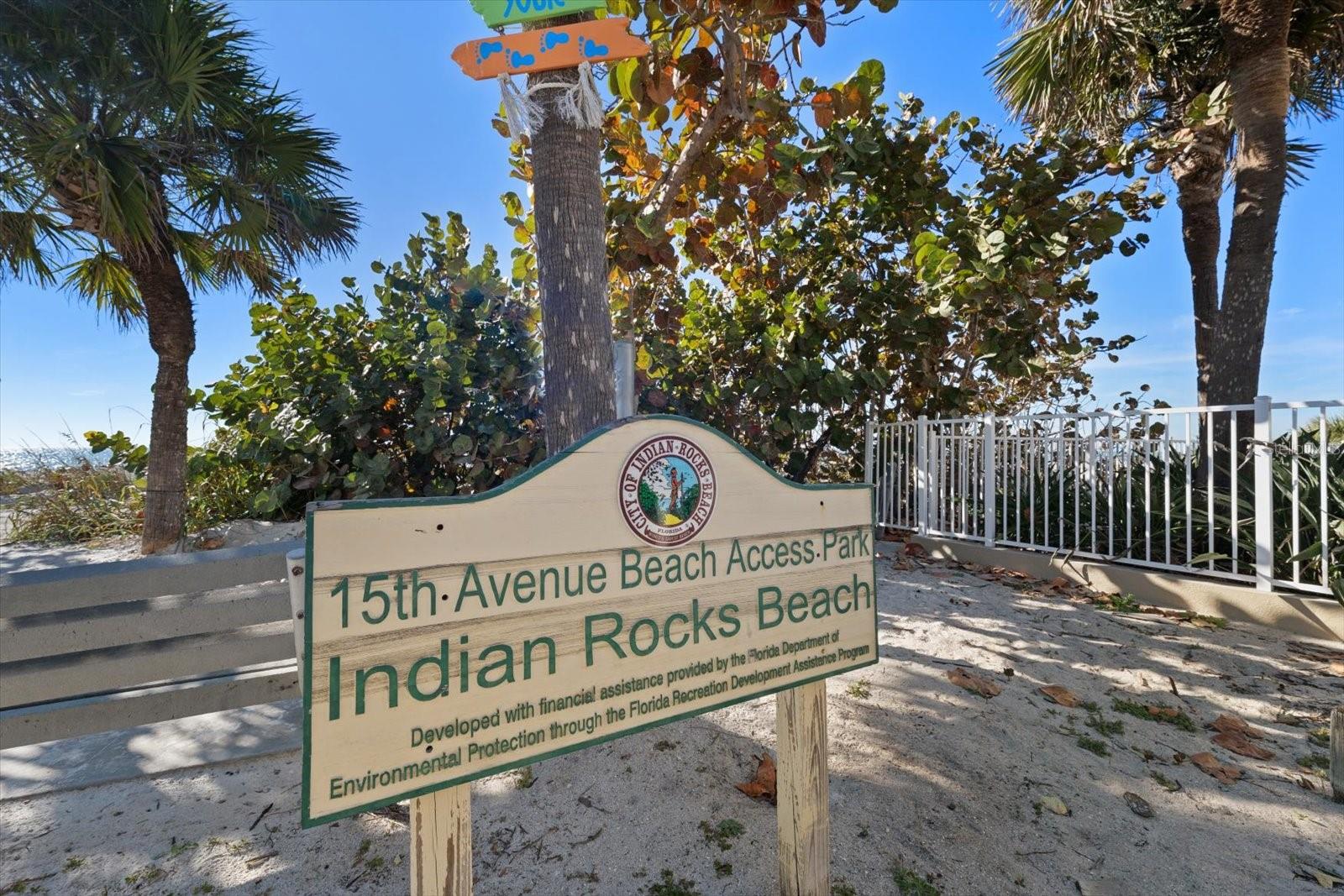 Numerous parks, recreation areas and beaches that make Indian Rocks Beach so special