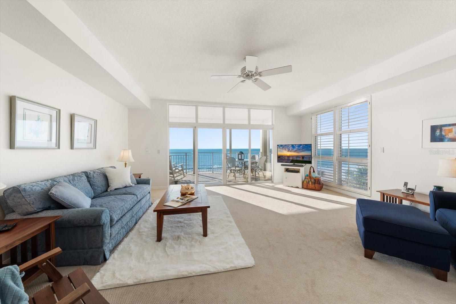 Sold fully furnished with lovely upscale coastal decor.