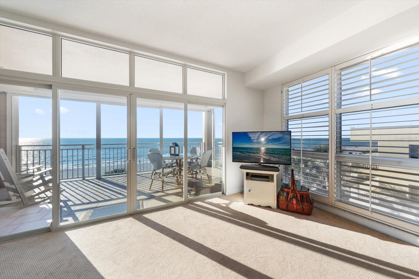 Massive windows and a wrap around feel provide privacy and dual aspect views.