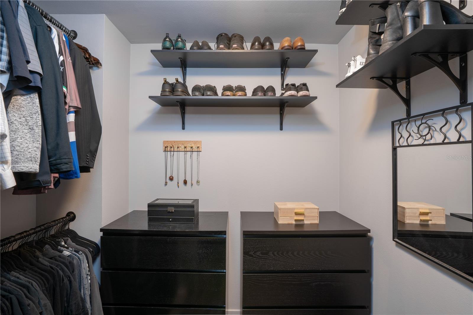 Walk In Primary Closet