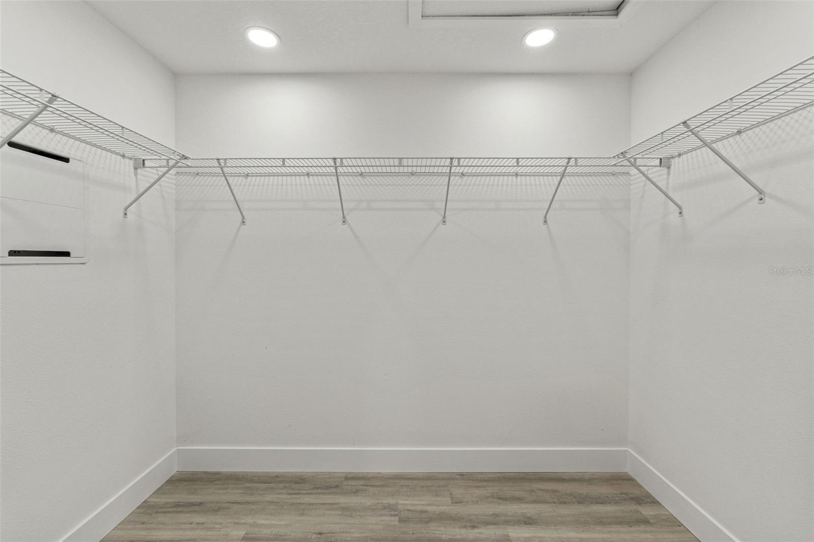 Primary walk-in closet