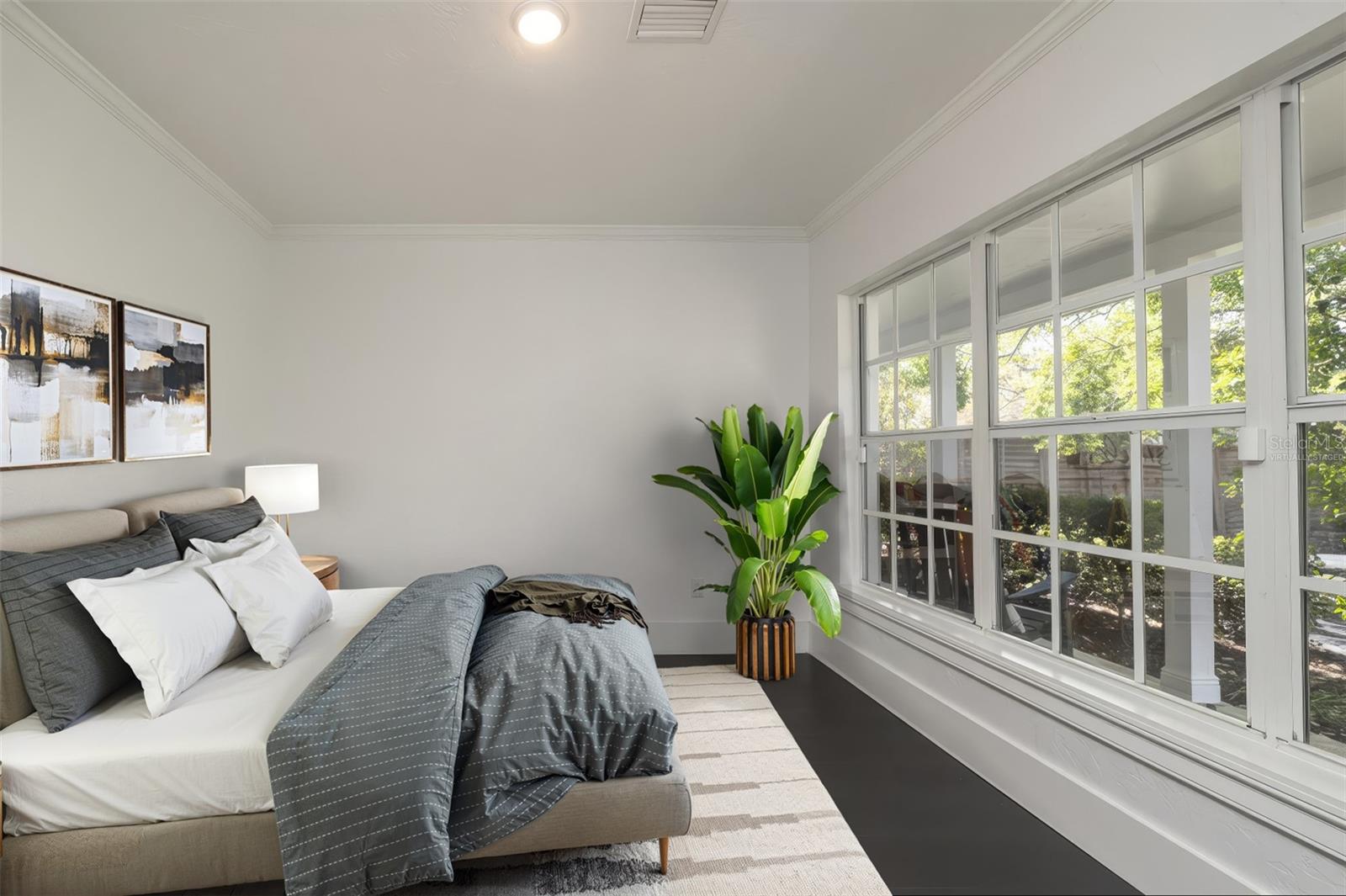 virtually staged - office/den/3rd bedroom