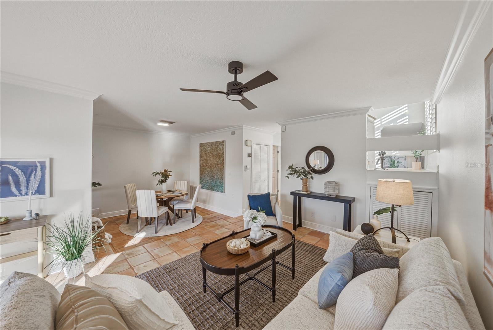 Family Room with Full Water View