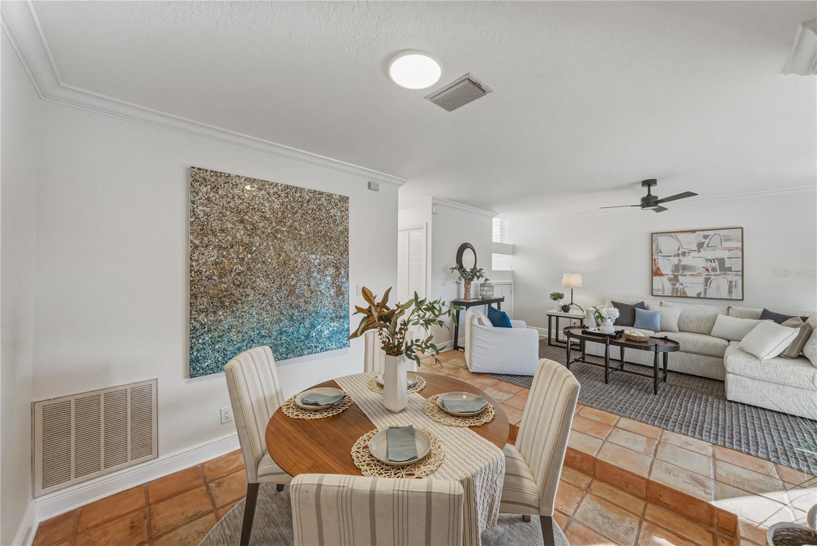 Dining Room with Fireplace
