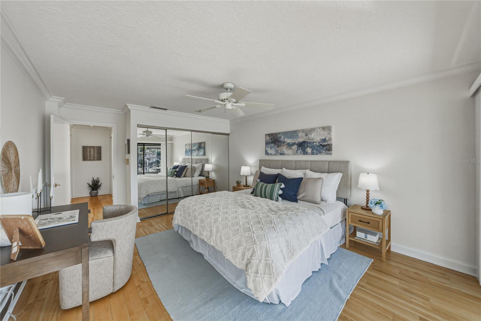 Primary Suite with Full Water View and Private Balcony